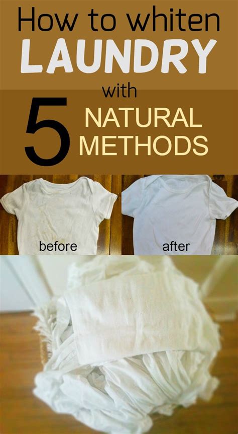 How To Whiten Laundry With 5 Natural Methods
