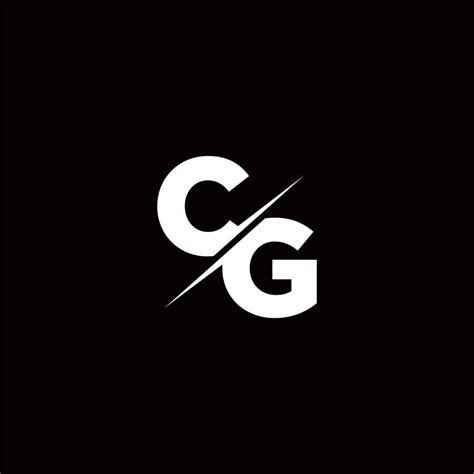 Cg Logo Letter Monogram Slash With Modern Logo Designs Template 2840029