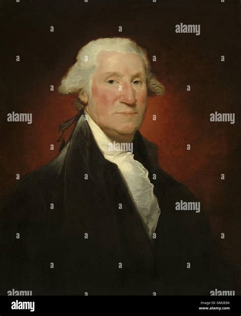 George Washington By Gilbert Stuart Vaughan Portrait 1795 American