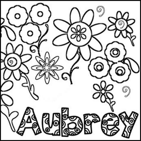 Feel free to personalize your name coloring pages. AUBREY | Name coloring pages, Coloring pages, Color