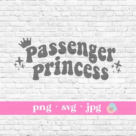 Passenger Princess Svg Trendy Svg Preppy Svg Cute Svg Etsy
