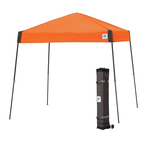 E Z Up Vs3sg12so Vista Instant Shelter 12 X 12 Steel Orange Canopy