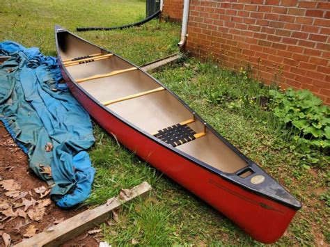 Very Rare Old Town Penobscot 17 Royalex Canoe Never In Water Garage