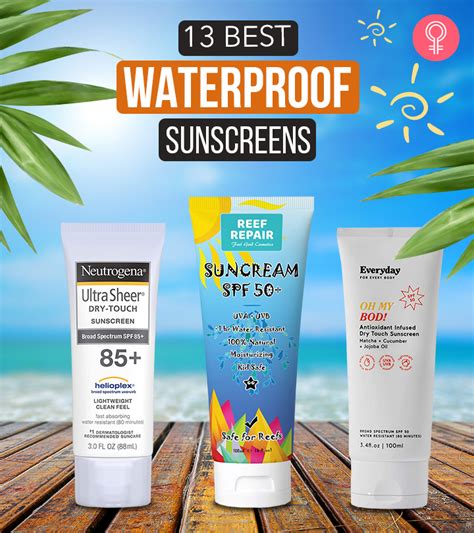 best waterproof sunscreens according to lifeguards glamour ph