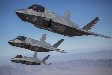 F 35b Lightning Ii Aircraft Assigned To Marine Fighter Attack Squadron Vmfa 211 Conduct Flight