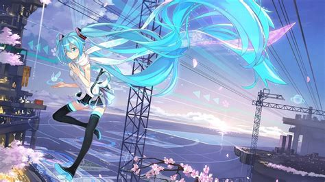 Hatsune Miku Miku Hatsune Vocaloid Anime