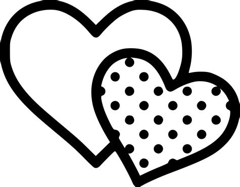 Two Hearts Svg Png Icon Free Download 432734 Onlinewebfontscom
