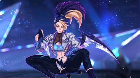 kda seraphine all out lol art league of legends game 4k pc hd wallpaper rare gallery