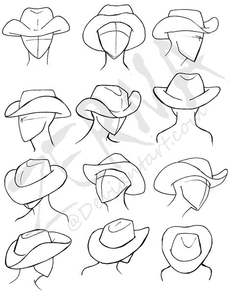 C Mo Dibujar Un Sombrero De Vaquero C Mo Dibujar Un Sombrero De