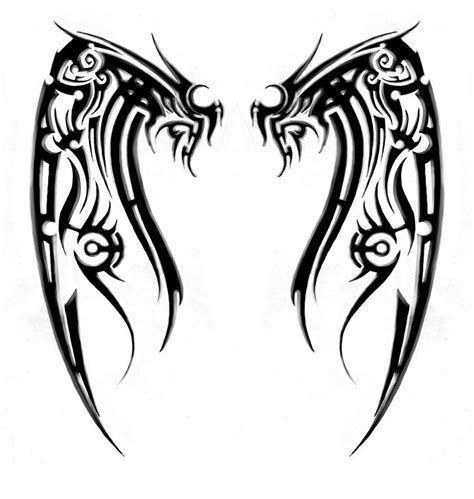 Tribal Design 1 Tribal Back Tattoos Tribal Tattoos Tribal Wings