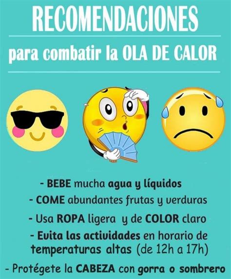 Recomendaciones Pr Cticas Para Combatir La Ola De Calor Ayuntamiento De Lora Del R O