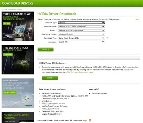 Where To Download Nvidia Drivers For Windows 111087 Gear Up Windows