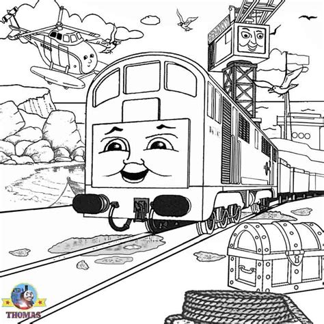 Diesel 10 is the master of mischief on sodor. Thomas Diesel 10 Coloring Pages Coloring Pages