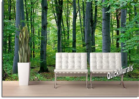 Woodland Forest Peel And Stick Wall Mural Full Size Large Wall Murals