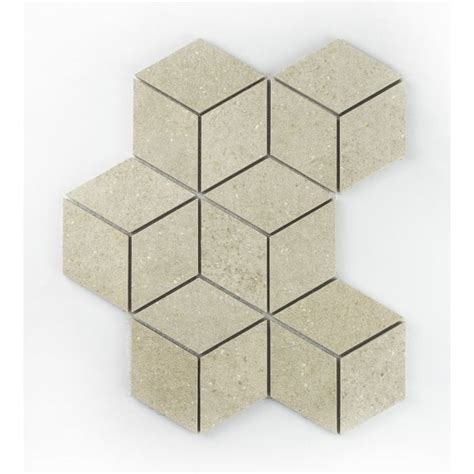 3d Cube Mosaic Tiles 3d Cube Hexacube And Rhomboid Tiles