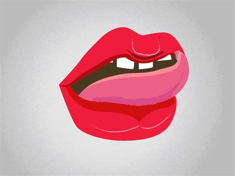 Tonguey Lips By Heather Shelini Alabado On Dribbble
