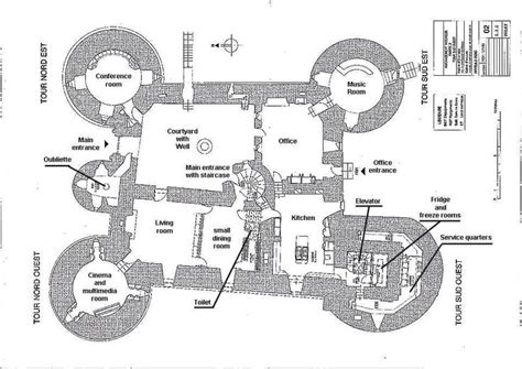 Maybe you would like to learn more about one of these? Floor Plan of Ground Level | Medieval Castle de Montbrun ...