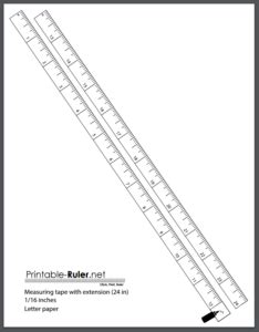Download the pdf tape measure below. The Best Printable Measuring Tapes: A List Of 3 Free Measuring Tapes