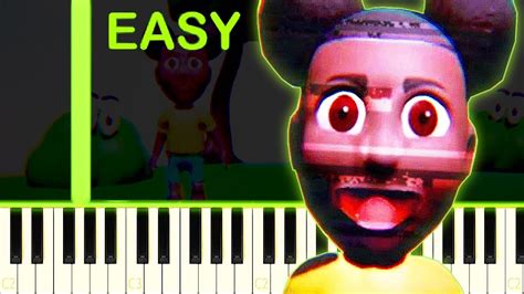 AMANDA THE ADVENTURER THEME - EASY Piano Tutorial - YouTube