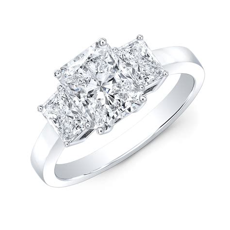 Ct Radiant Cut Natural Diamond Stone Radiant Cut Diamond Engagement Ring Gia Certified