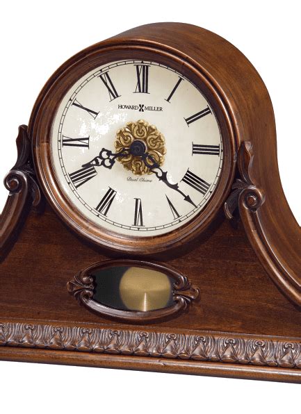 Howard Miller Andrea Hampton Cherry Mantel Clock Rettig Furniture