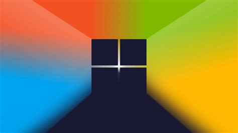Microsoft Windows 4k Wallpaper Logo Gradient Background