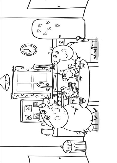 Kidsnfun 20 Kleurplaten van Peppa de Big