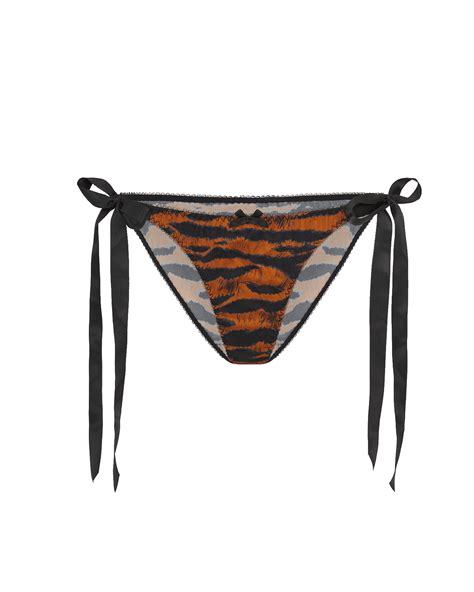 Tiger Tie Side Brief In Tiger By Agent Provocateur All Lingerie
