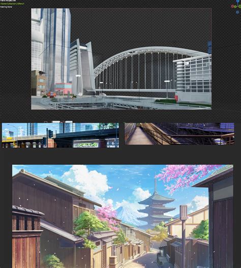Anime City In Blender Is There Any Quick And Simple Option To Get This