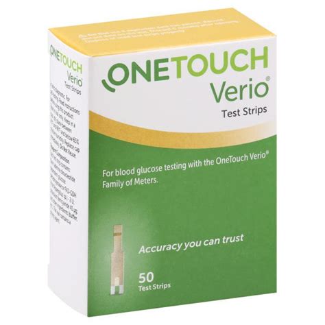 Onetouch Verio Test Strips 50 Each