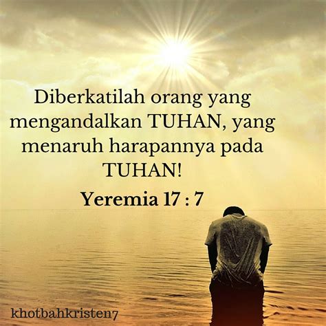 Maybe you would like to learn more about one of these? Ayat Alkitab (Yeremia 17:7) | Kumpulan Khotbah Kristen