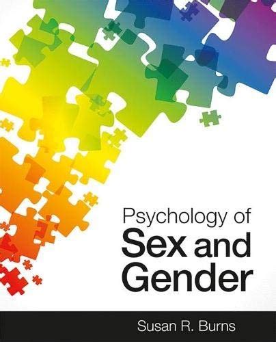 Psychology Of Sex And Gender Dec 07 2018 Edition Open Library