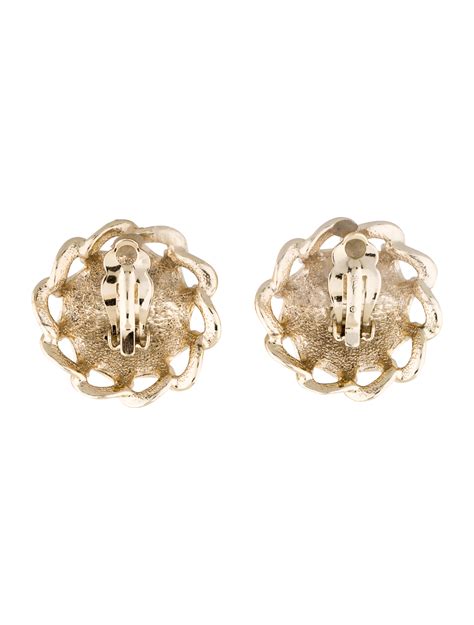 Intertwined hoop earrings in 14k gold, two tone, or white gold, 1 inch $600.00 (99) Givenchy Gold-Tone Round Chain-Link Earrings - Earrings - GIV26058 | The RealReal