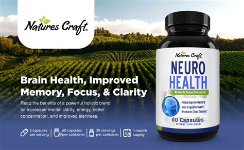 Nootropics Brain Supplement Support Memory Booster For Mind Focus