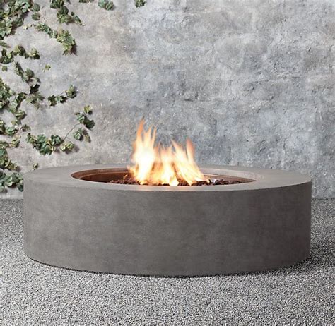 Attach your fire pit box to the bottom of the table. Mendocino Propane Round Fire Table | Fire table, Fire pit ...