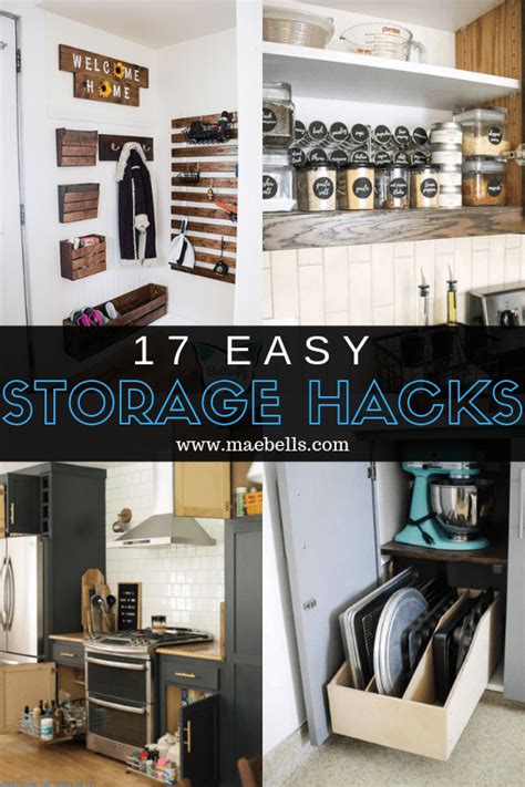 17 Easy Storage Hacks You Need Maebells