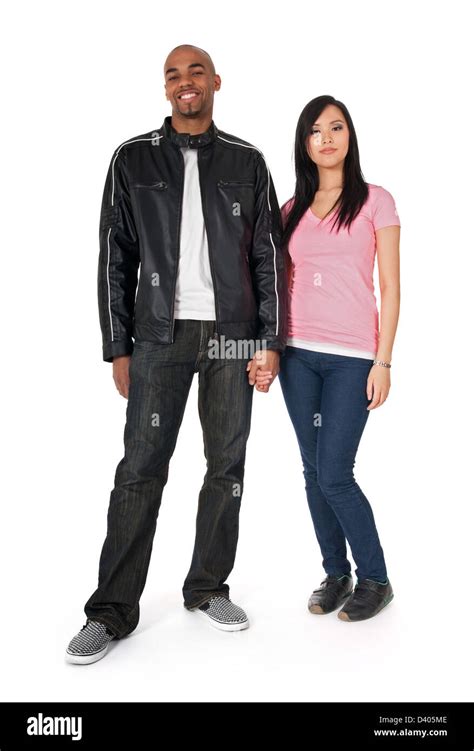 Interracial Couple Holding Hands Close Hi Res Stock Photography And