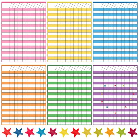 Buy 18 Pack Incentive Chart For Classroom Reward Chart For Kids Multi