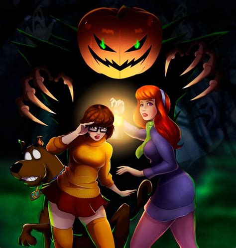 Scooby Velma And Daphne By Teban On Deviantart Velma Scooby Doo