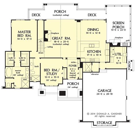 Imagine the views from the top story! Awesome 4 Bedroom House Plans with Walkout Basement - New ...
