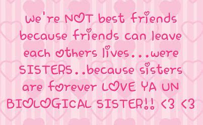 Pin by Maria Castro on sisters forever | Best friend sister quotes