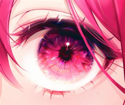 58 On Twitter Anime Eyes Pink Eyes Pink