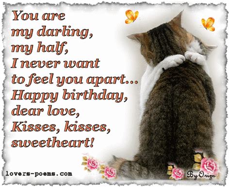 Love Poems Quotes Messages Love Birthday Message