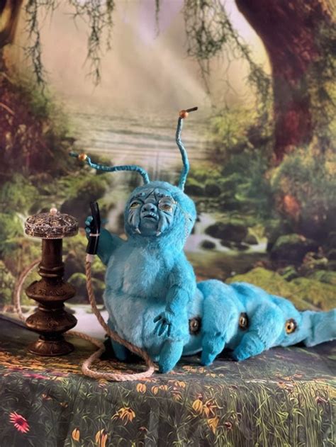 Blue Caterpillar Alice In Wonderlandooak By Natalya Babenko Tedsby