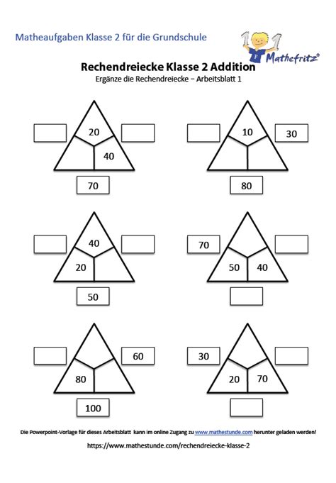 Check spelling or type a new query. Rechendreiecke Klasse 2 | Arbeitsblätter zum Üben