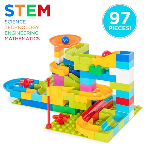 Best Choice Products 97 Piece Kids Create Your Own Marble Maze Run