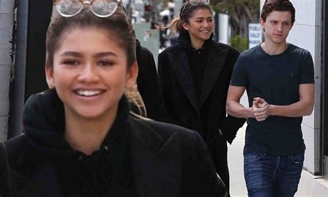 Tom holland and zendaya were photographed kissing inside a car in photos published by page six. Zendaya stays warm as she takes a stroll with Tom Holland ...