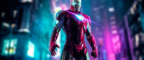 3440x1440 Iron Man Neon Art Ultrawide Quad Hd 1440p Hd 4k Wallpapers