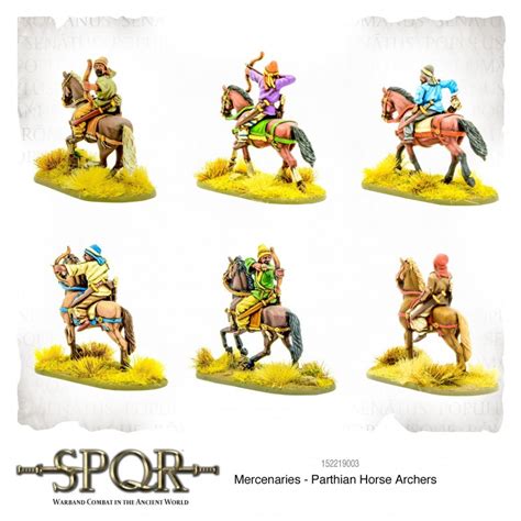 Spqr Mercenaries Parthian Horse Archers 6 28mm Ancients Warlord Games