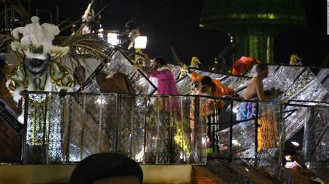 Rio Carnival Float Collapses Injuring 11 Cnn